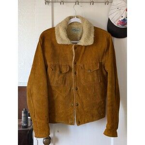 Treco's Westwear Suede Sherling Ranch Jacket -- Men's S
